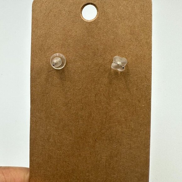 3/$30 Gold Tone Spiral Drop Earrings Snake Twist Style Modern Pierced 1" - Picture 4 of 8